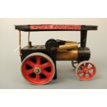 A Ken Wells Design live-steam traction engine, produced as school metalwork projects in the 1960s-