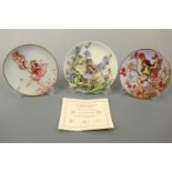 Eleven Gresham fairy plates and five others, (free of damage)