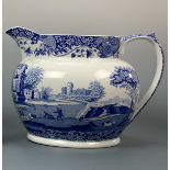 A large Spode jug, 24 cm high, (free of damage)