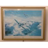 Robert Taylor, "Spitfire", studies of two RAF Spitfires in flight, signed to the lower margin by the