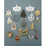 Sundry military and other badges and medals including a Belgian Labour Decoration, 1936 3rd
