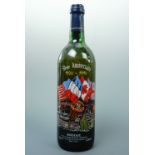A 1995 50th anniversary of D-Day commemorative bottle of wine