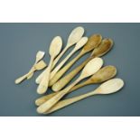 19th Century bone spoons