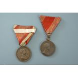 Two Great War Imperial Austrian Medals for Bravery