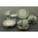 A Royal Doulton "Melrose" tea set for six, (free of damage)