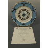 An Aynsley RAF Diamond Jubilee plate, 27 cm diameter, boxed