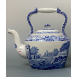 A large Spode kettle, 32 cm high, (free of damage)