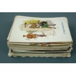 A large quantity of Great War and early 20th Century greetings cards and postcards