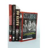 A group of books on the SS comprising Mooney, "Dietrich's Warriors, the history of the 3
