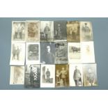 Approximately 30 Great War German photographic postcards