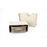 An Elizabeth II silver napkin ring, in original carton, Birmingham, 1958, 9.7g