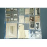 A box file containing a quantity of largely Great War military ephemera etc