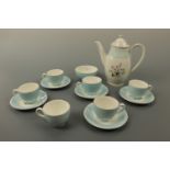 Part Burleigh Ware "Windsor" coffee set