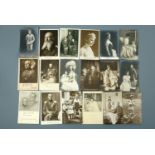 A large collection of Great War German photographic postcards depicting royalty, military leaders