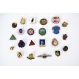 A quantity of enamelled and other lapel badges, circa 1930s and later including Home Front badges, a