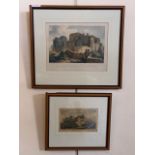 (20th Century), Two views of Carlisle Castle, including; after Matthew Ellis Nutter "The Castle with