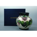 A contemporary Moorcroft limited edition shouldered baluster vase, the decoration depicting