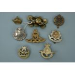 A 2nd Battalion Duke of Wellington's Regiment and other cap badges, buttons etc