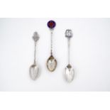 Three silver commemorative spoons, 47.6 g