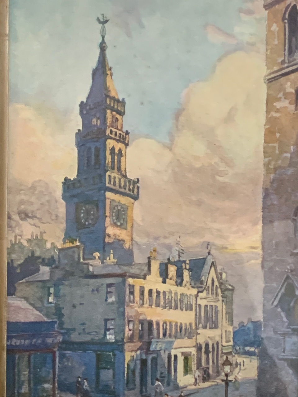 After James G Faulds (Exh 1896 - 1938) Scottish, Views of old Glasgow, "The Briggate" and "The - Image 3 of 3