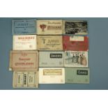 A quantity of Great War French and Belgian photographic postcard books