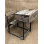 A late 19th / early 20th Century child's school bench / desk
