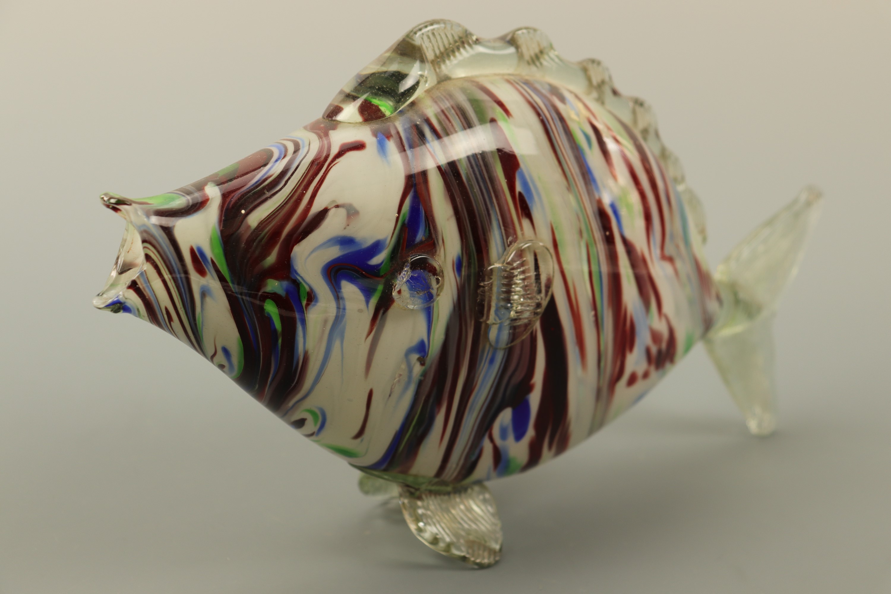 A studio glass fish (a/f)