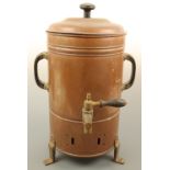 An early 20th Century copper electric water boiler, 52 cm high