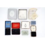 Sundry vintage jewellery boxes including a Ciro Pearls Ivorine case