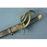 A Napoleonic French AN XI heavy cavalry sword