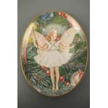 A Royal Worcester "The Christmas Tree Fairy", boxed, 22 cm