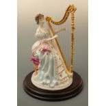 A Royal Worcester figurine "Music" CW 338, limited edition number 2068/2500 with certificate, 23