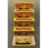 Five Corgi "Toymaster" D822/12 Limited Edition Bedford Box Vans, each in original cartons