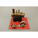 An early Mamod SE 2 live steam stationary engine with whistle, 13 cm