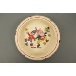 A Bilton's Noddy ware dish "Happy Days", 16 cm diameter