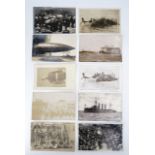 A small group of late 19th / early 20th Century postcards depicting military subjects including