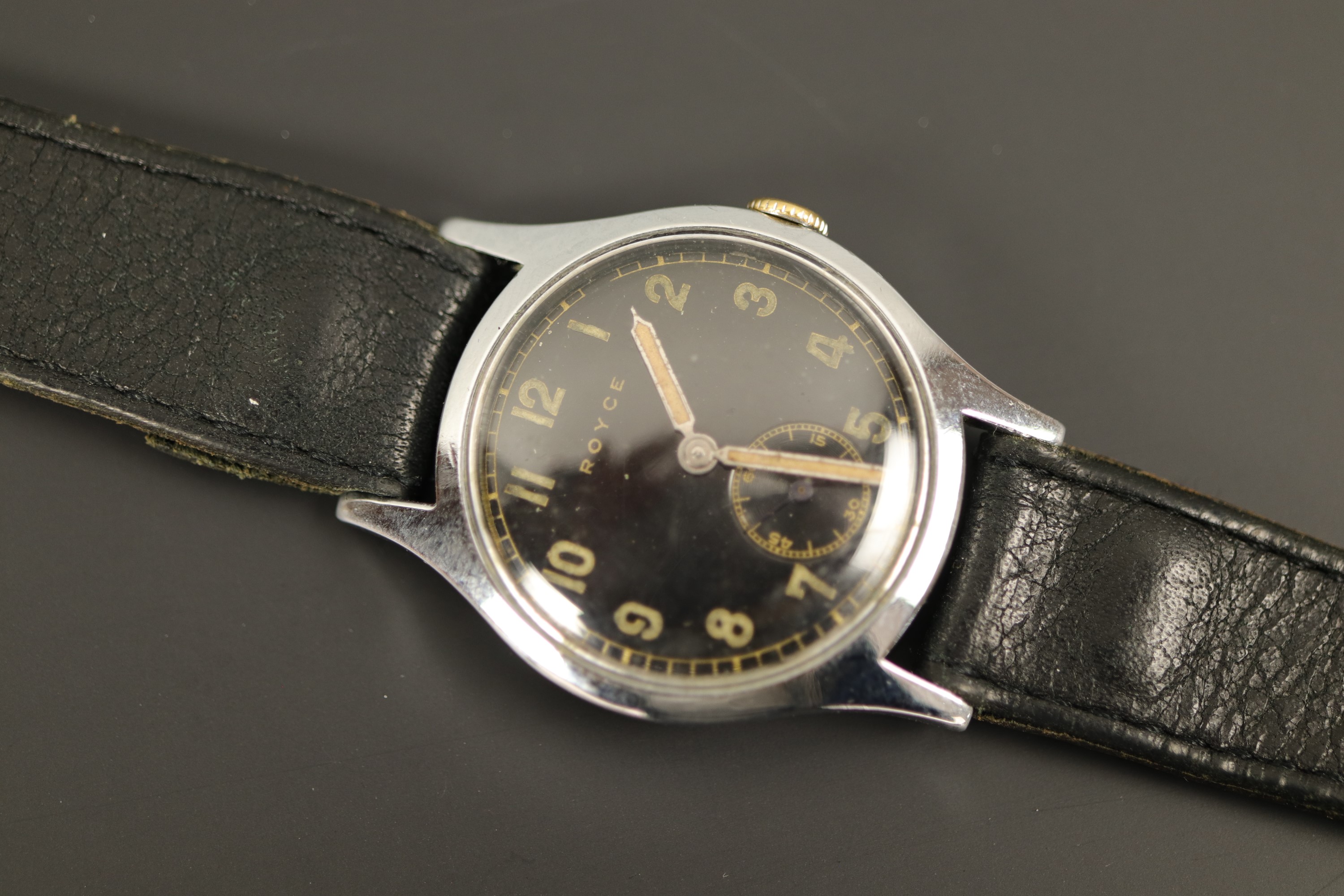 A 1940s Royce military style wristwatch (running) together with one other 1930s - 1940s - Image 4 of 5
