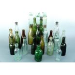 A quantity of Carlisle Cod's patent bottles, Carlisle and District State Management Scheme bottles