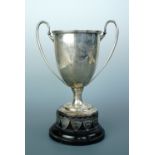 An Edwardian silver trophy cup, engraved " Gilsland Agricultural Society, presented by C W J