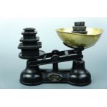 Salter Staffordshire traditional kitchen scales and weights.