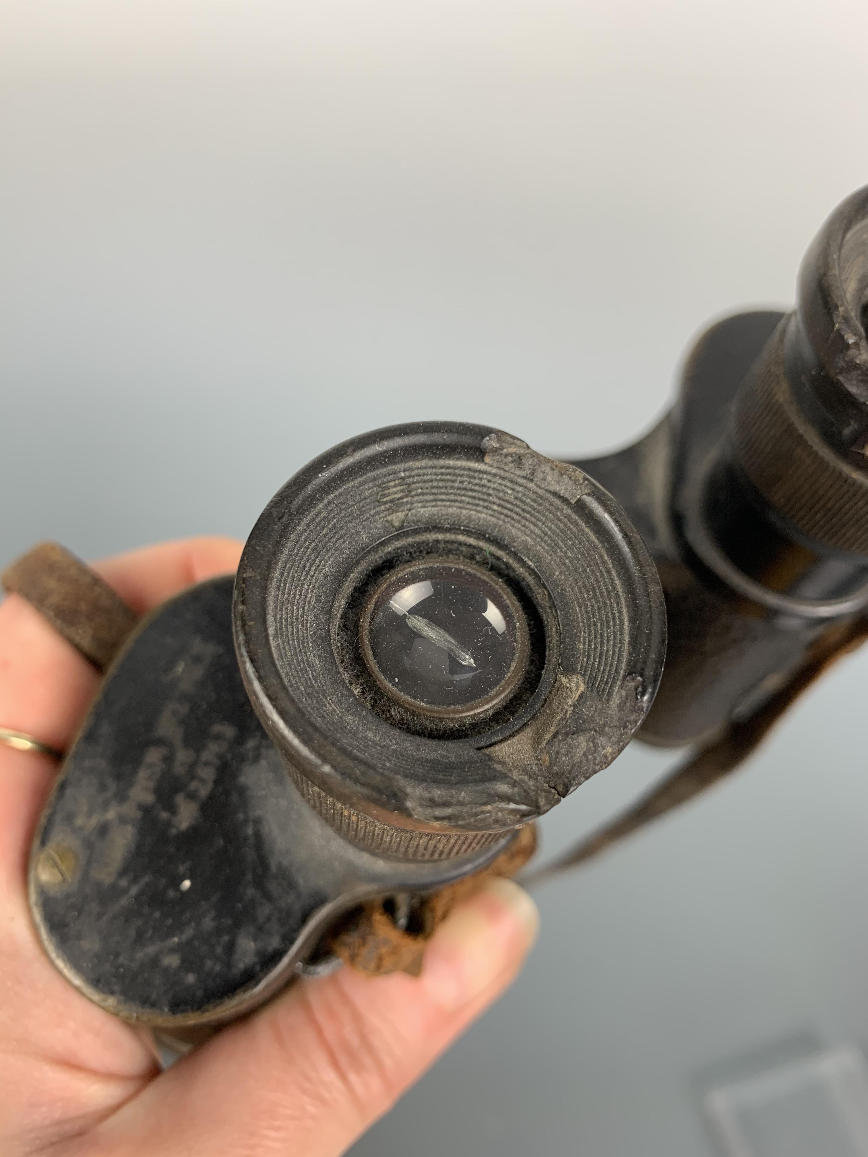 Two sets of Great War British army binoculars together with 1940 dated No 2 prismatic prismatic - Image 7 of 7