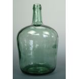 A small Ayelense glass demijohn or carbouy, 33 cm