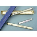 A vintage Eversharp propelling fob pencil, in original carton, together with Eversharp and