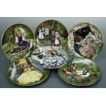 Six Kaiser "Fairy Tale" collectors' plates, 19 cm diameter