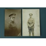 A Great War photographic postcard portrait of Lt Col W Kerr, DSO, MC, Border Regiment, together with