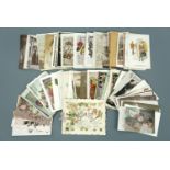 A large quantity of Great War and early 20th Century greetings cards and postcards