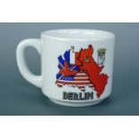 A 1980s Allied Staff Berlin mug