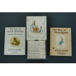 Beatrix Potter, "The Miniature World of Peter Rabbit" 12-copy miniature collection box, Warne, 1989,