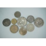 Sundry coins, tokens and medallions etc including an 1812 Union Copper Company Conder token with