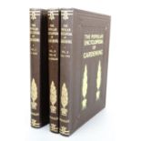 Three volumes "The Popular Encyclopedia of Gardening"